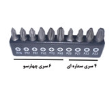 مجموعه 40 عددی ابزار کبالت مدل STUBBY RATCHET