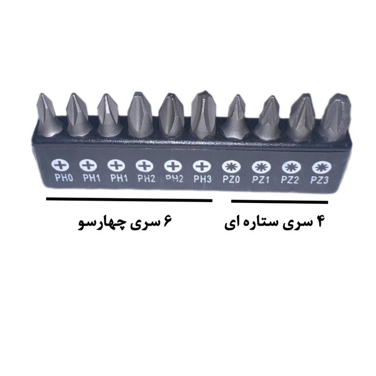 مجموعه 40 عددی ابزار کبالت مدل STUBBY RATCHET