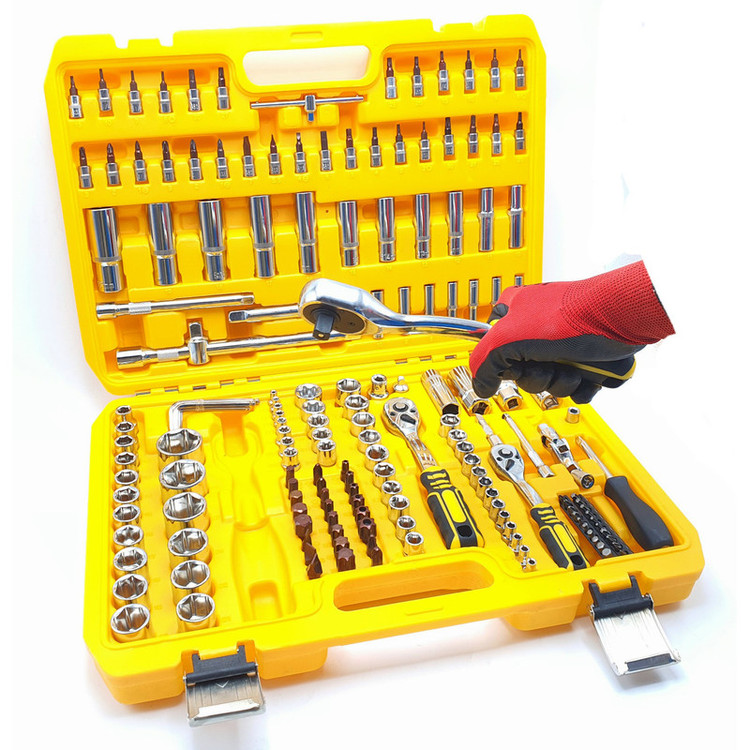مجموعه 172 عددی آچار بکس جغجغه ای مدل OK-172S