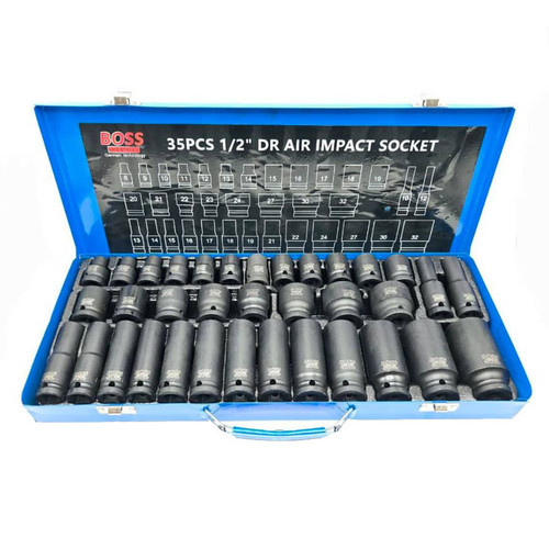 آچار بکس باس مدل BS-35pcs مجموعه 35 عددی