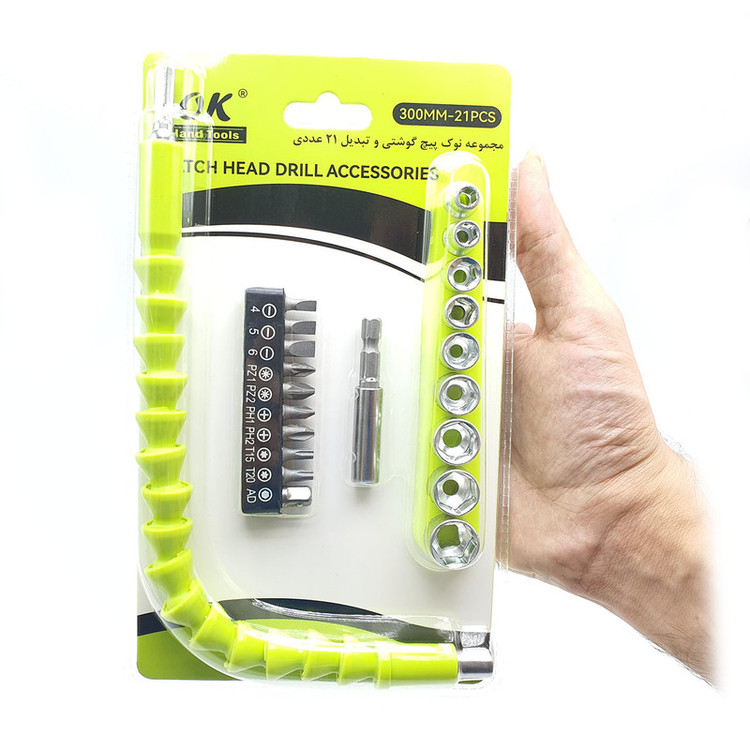 رابط سری پیچ گوشتی مدل 001 بسته 21 عددی