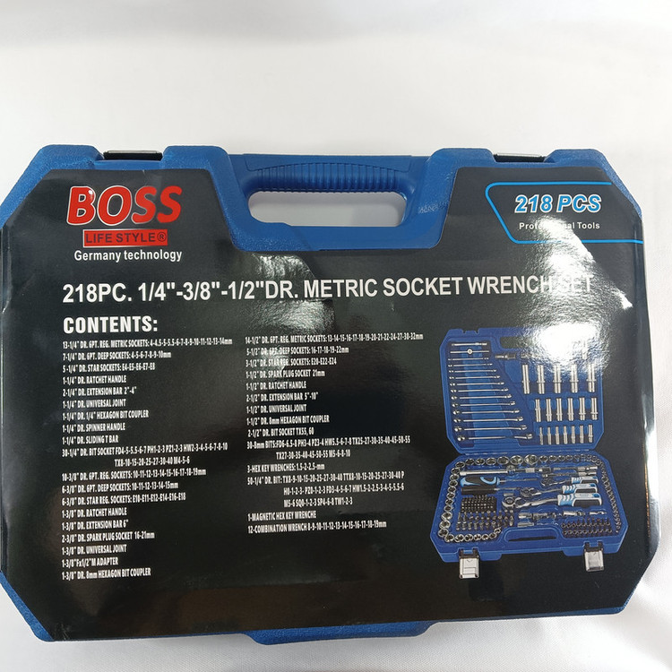 مجموعه 218 عددی بکس دستی باس مدل BS-box-218asces