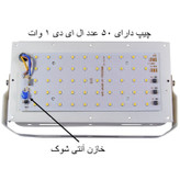 پروژکتور ال ای دی 50 وات مدل بیلبوردی