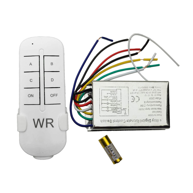 ریموت کنترل دبلیو آر مدل 4 کانال