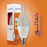 لامپ 5 وات نمانور مدل اشکی پایه E14 بسته 6 عددی
