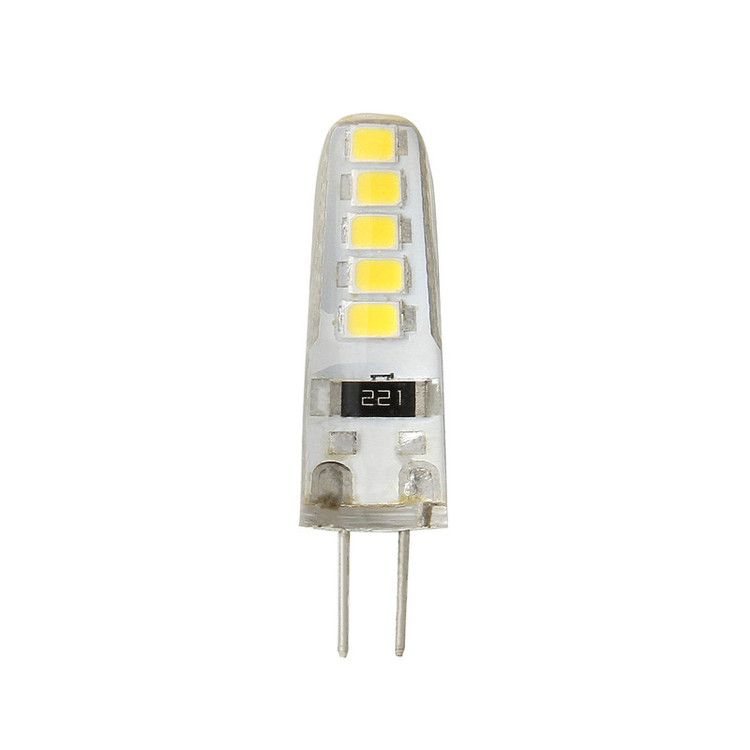 لامپ سوزنی 2 وات مدل ژله ای 220V-2W-10D-SMD پایه G4 بسته 4 عددی