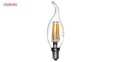 لامپ ال ای دی فیلامنتی 4 وات دیلایت کد 188x5 پایه E14 بسته 5 عددی