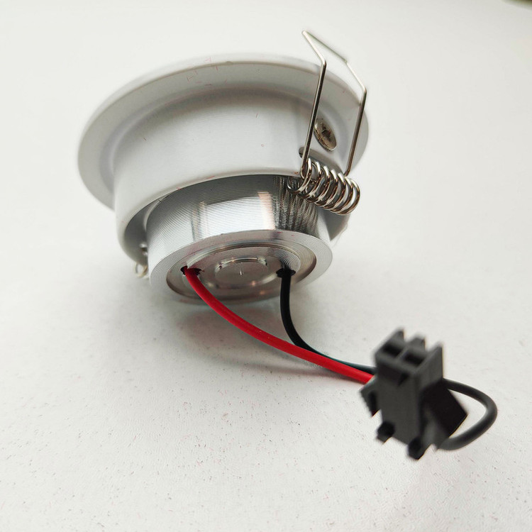 لامپ هالوژن ال ای دی 3 وات زاک مدل چشم قورباغه ای COB بسته 10 عددی