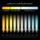 لامپ ال ای دی 10 وات بروکس مدل A60 پایه E27 مجموعه 5 عددی