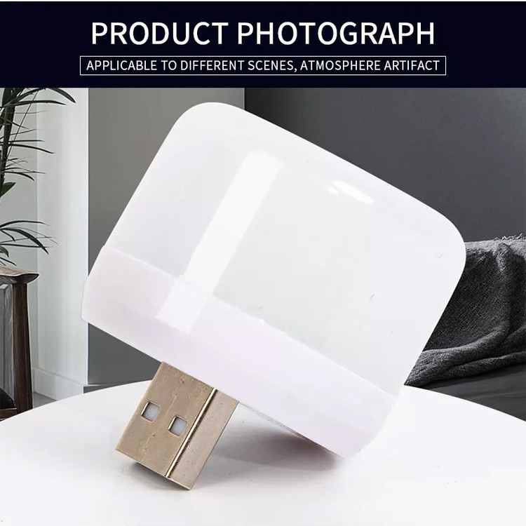 چراغ قوه مدل USB LIGHT بسته 2 عددی