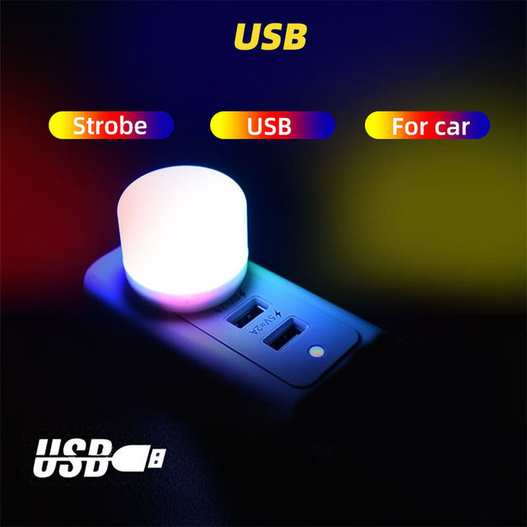 چراغ قوه مدل USB LIGHT بسته 2 عددی